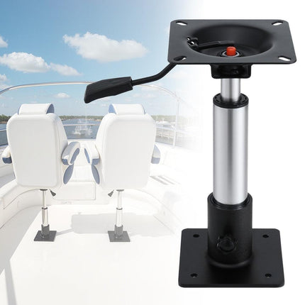 Seamanship Boat Seat Pedestal 34 - 46cm Adjustable Gas Lift 360 Degrees Swivel.