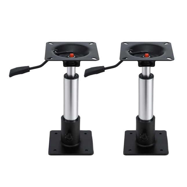 Seamanship Boat Seat Pedestal 34–46cm Adjustable Gas Lift 360 Degrees Swivel 2 Pack.