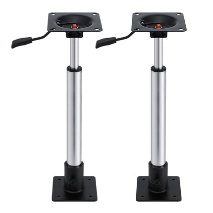 Seamanship Boat Seat Pedestal 55–75cm Adjustable Gas Lift 360 Degrees Swivel 2 Pack.