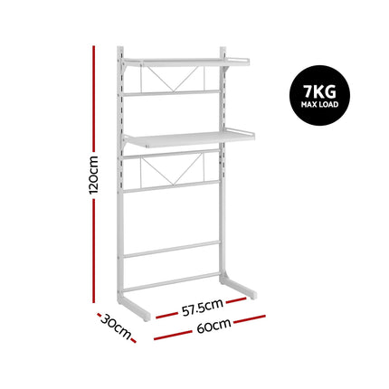 Artiss Over Toilet Bathroom Storage Shelf Rack Over Toilet 2 Tier.