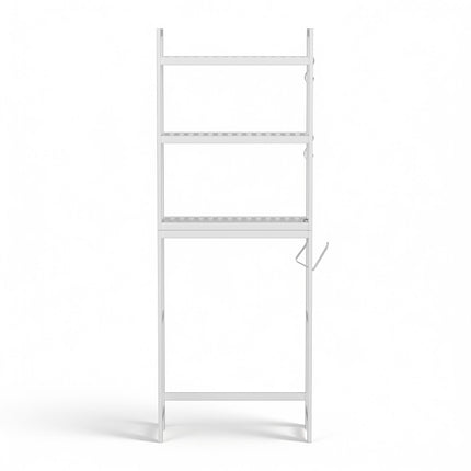 Artiss Over Toilet Storage Bathroom Rack Space Saving 3 Tier Organiser White.