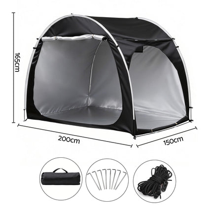 Giantz Bike Storage Tent Outdoor Waterproof UV Resistant Shelter w/ Ventilation.