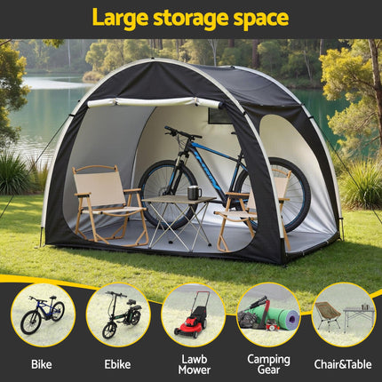 Giantz Bike Storage Tent Outdoor Waterproof UV Resistant Shelter w/ Ventilation.