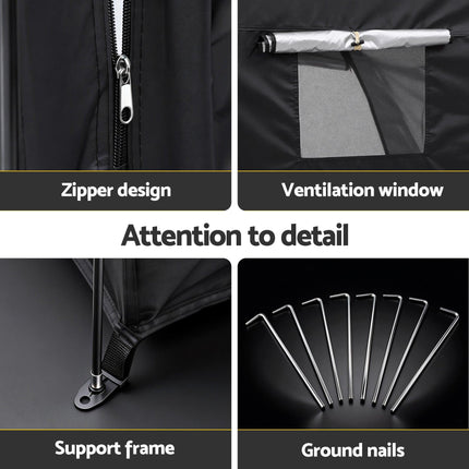 Giantz Bike Storage Tent Outdoor Waterproof UV Resistant Shelter w/ Ventilation.