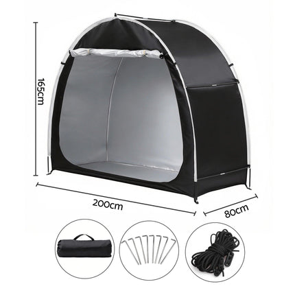 Giantz Bike Storage Tent Waterproof Outdoor UV Protection Shelter w/ Large Space.