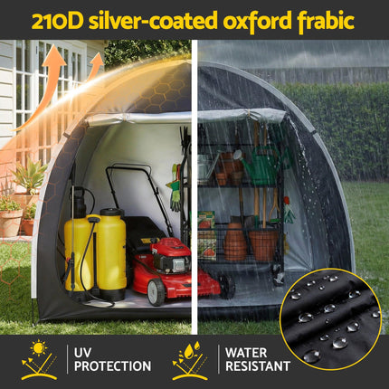 Giantz Bike Storage Tent Waterproof Outdoor UV Protection Shelter w/ Large Space.