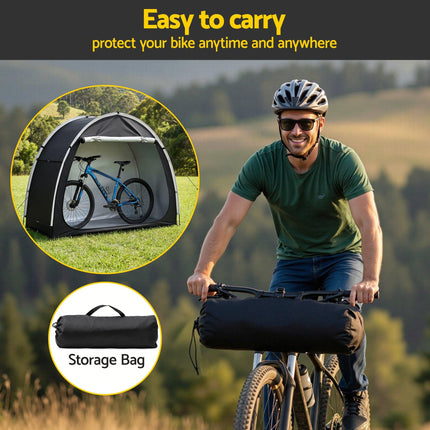 Giantz Bike Storage Tent Waterproof Outdoor UV Protection Shelter w/ Large Space.