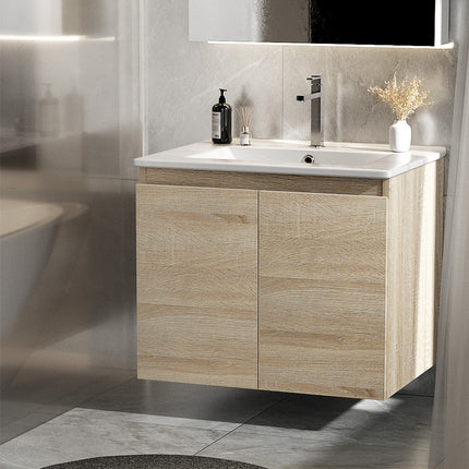 Cefito Vanity Unit 600mm with Basin Oak.