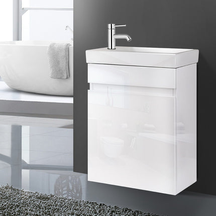 Cefito Vanity Unit 400mm with Basin White.