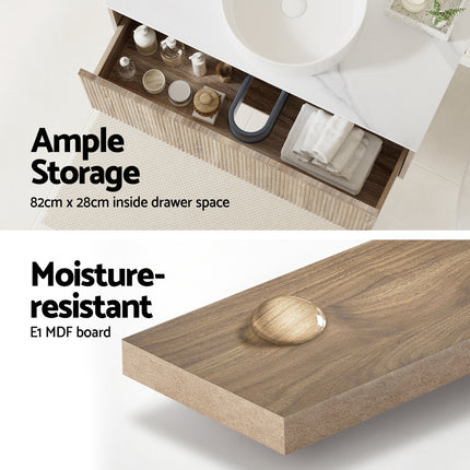 Cefito Vanity Unit 915mm with Basin Oak.