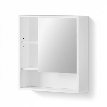 Cefito Bathroom Mirror Cabinet Mirrored Medicine Adjustable Shelf Wall Mounted 560mm White.
