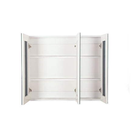 Cefito Bathroom Vanity Mirror with Storage Cabinet - White.