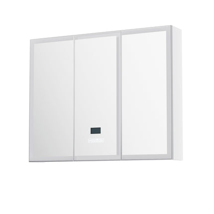 Bathroom Mirror Cabinet LED Light 900x720mm Medicine Wall Storage.