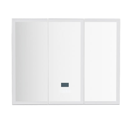 Bathroom Mirror Cabinet LED Light 900x720mm Medicine Wall Storage.