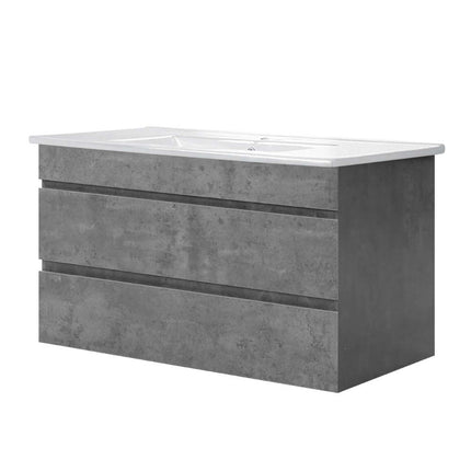 Cefito Vanity Unit 915mm with Basin Grey.