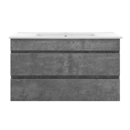 Cefito Vanity Unit 915mm with Basin Grey.