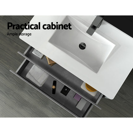 Cefito Vanity Unit 915mm with Basin Grey.