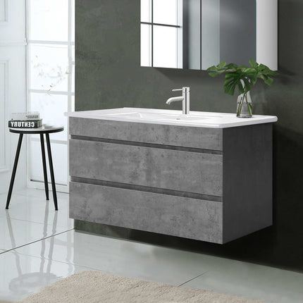 Cefito Vanity Unit 915mm with Basin Grey.