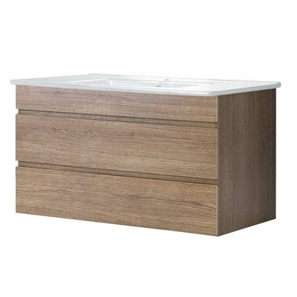 Cefito Vanity Unit 915mm with Basin Oak.