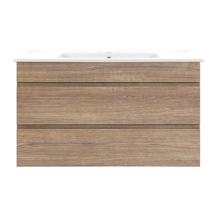 Cefito Vanity Unit 915mm with Basin Oak.