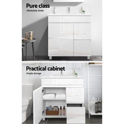 Cefito Vanity Unit 765mm Freestanding Basin Cabinet.