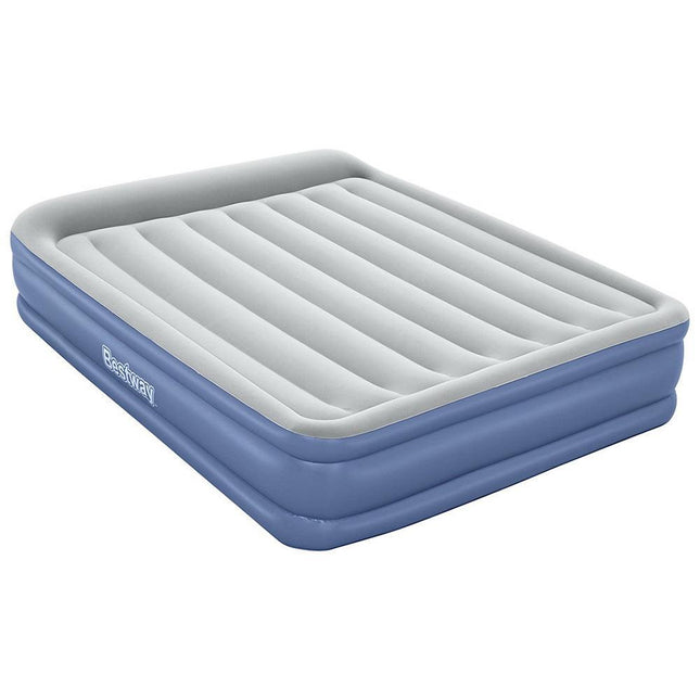 Bestway Air Mattress Queen Inflatable Bed 46cm Airbed Blue.
