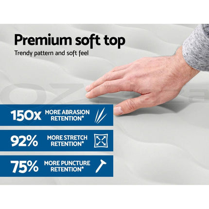 Bestway Air Mattress Queen Inflatable Bed 46cm Airbed Grey.