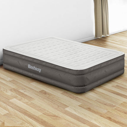 Bestway Air Mattress Queen Inflatable Bed 46cm Airbed Grey.