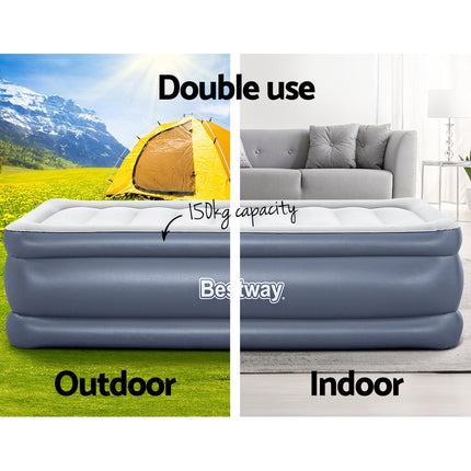 Bestway Mattress Air Bed Single Size 51CM Inflatable Camping Beds Home Outdoor.