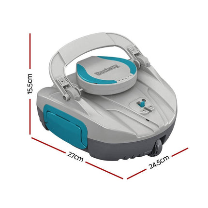 Bestway Robotic Pool Cleaner Cordless Automatic Robot Clean Swimming Pools Floor.