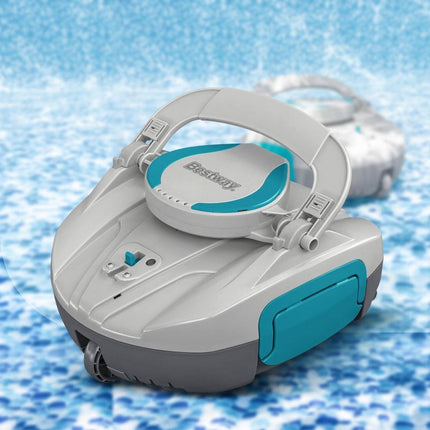 Bestway Robotic Pool Cleaner Cordless Automatic Robot Clean Swimming Pools Floor.