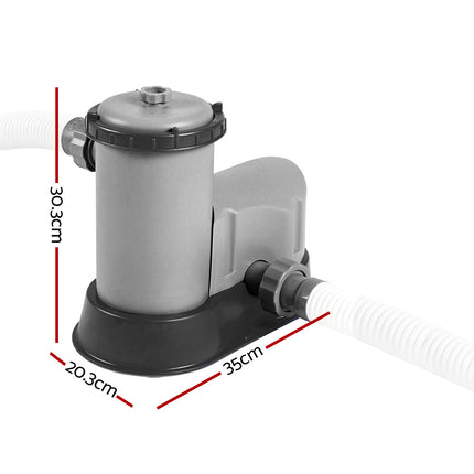 Bestway Pool Pump Cartridge Filter 1500GPH 5678L/H Flowclear Filters Cleaner.