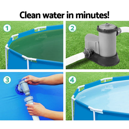 Bestway Pool Pump Cartridge Filter 1500GPH 5678L/H Flowclear Filters Cleaner.