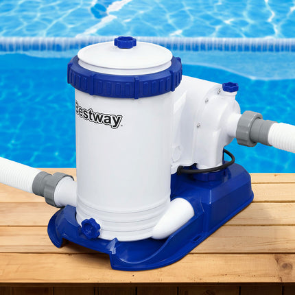 Bestway Pool Pump Cartridge Filter 2500GPH 9463L/H Flowclear Filters Cleaner.
