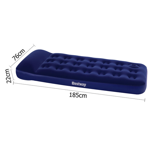 Bestway Single Size Inflatable Air Mattress - Navy.