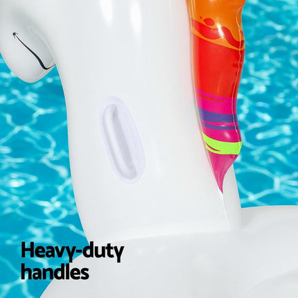 Bestway Unicorn Float Rider Inflatable Ride On Floating Pool Lounger 224x156CM.