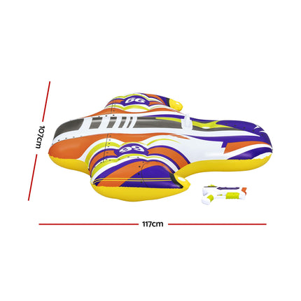 Bestway Spaceship Ride-On Pool Float Toy Floaties for Kids 45kg Capacity