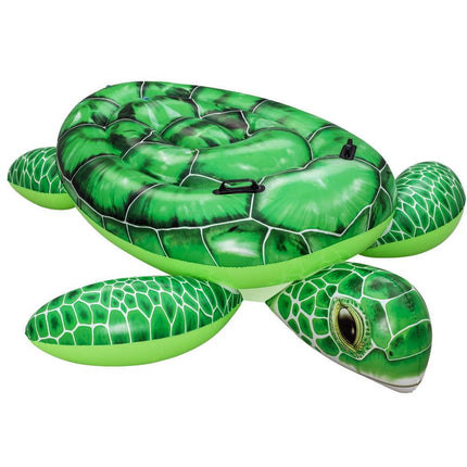 Bestway Float Turtle Rider Inflatable Ride On Floating Pool Lounger 153x140CM.