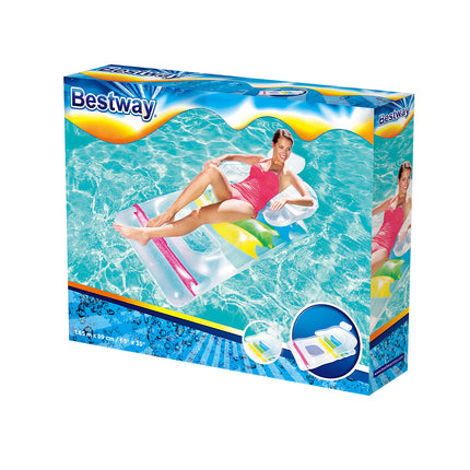 Bestway Pool Float Inflatable Lounge Seat Pillow Bed.