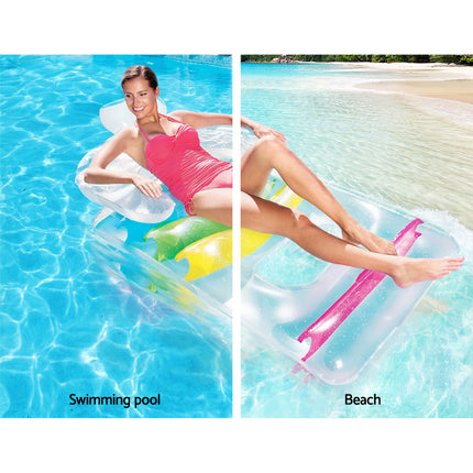 Bestway Pool Float Inflatable Lounge Seat Pillow Bed.