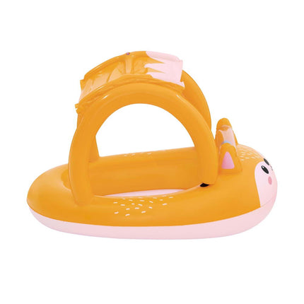 Bestway Kids Inflatable Fox Swim Float Floating Seat Canopy Pool Toys 94x66CM.