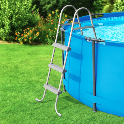 Bestway Above Ground Pool Ladder with Removable Steps.