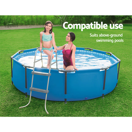 Bestway Pool Ladder 84cm 2 Step Above Ground Swimming Pools Removable Steps Stairs.
