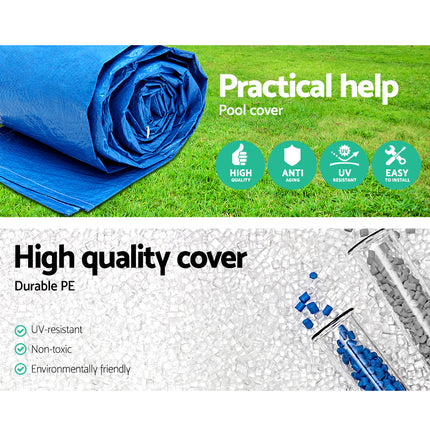 Bestway 58017 Pool Cover Fits 4x2.11m Above Ground Swimming Pool PE Blanket.