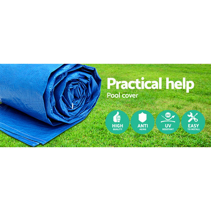 Bestway 58017 Pool Cover Fits 4x2.11m Above Ground Swimming Pool PE Blanket.