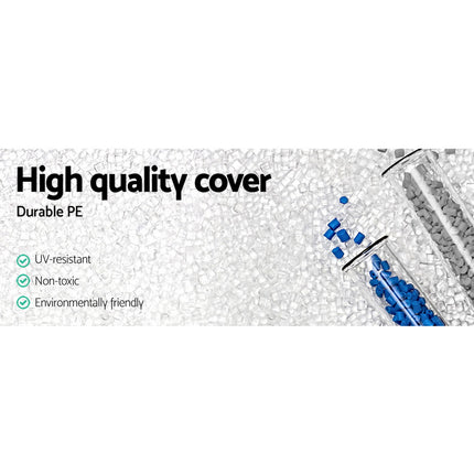 Bestway 58017 Pool Cover Fits 4x2.11m Above Ground Swimming Pool PE Blanket.