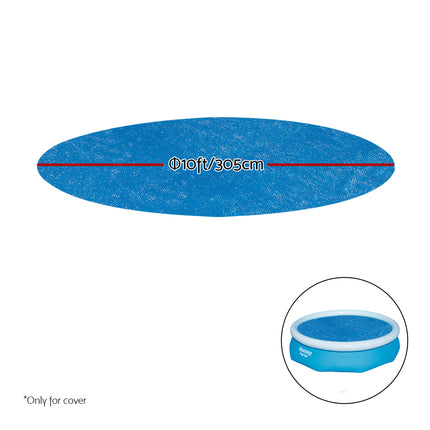 Bestway Pool Cover Fits 3.05m/10ft Round Swimming Pool PVC Blanket 2.89m.