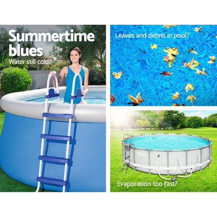 Bestway Pool Cover Fits 3.05m/10ft Round Swimming Pool PVC Blanket 2.89m.
