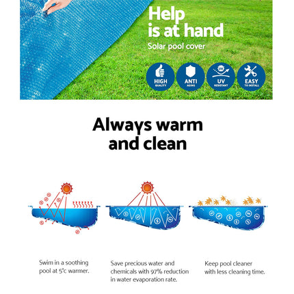Bestway Pool Cover Fits 3.05m/10ft Round Swimming Pool PVC Blanket 2.89m.