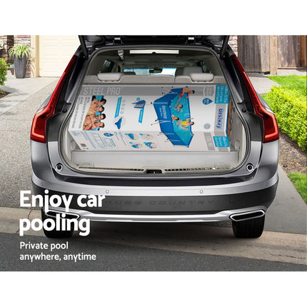 Bestway Swimming Pool 400x211x81cm Steel Frame Above Ground Pools 5700L.